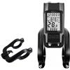 Jnchdghwa Anteriore per Bicicletta con GPS, Tachimetro e Clacson, Lampada Frontale per Bicicletta Multifunzione Ricaricabile con Ciclocomputer