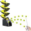 Generic Macchina per Palline da Tennis, Lanciatore Automatico di Palline da Tennis con Telecomando, Lanciatore di Palline da Tennis, Può Contenere 33 Palline, Angolo Regolabile di 48°, per Allenamento Pratico