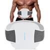 TERVON Elettrostimolatore Muscolare EMS, 3D Elettrostimolatore Addominali con 6 modalità 20 Livelli di Intensità, Stimolatore Muscolare con Riscaldamento A 3 Livelli, con Telecomando per Addominali