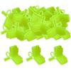 KIOALXZ Le coperture protettive per ami a tre punte da pesca offrono una conservazione sicura e ami efficaci durante le giornate di pesca, mantenendoli, Giallo fluorescente, 0.9x1.2x0.38 cm