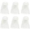Sahgsa Borsa a Rete per Tavolo da Biliardo Senza Fondo in Nylon Bianco Resistente da 6 Pezzi per Biliardo Cinese/inglese