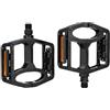 Generico Compatibile for Pedali Bici Piatti ZTTO MTB Lega di Alluminio Doppia boccola DU Filettatura 9/16 for Bicicletta da Strada AM Enduro Gravel,Componenti