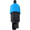 Ahgsup Adattatore per Valvola Aria Barca Convertitore Pompa Aria Durevole e Compatto per Paddle Board Kayak e Canoa Gommoni in Nylon e Gomma 1 Adattatore 4 Ugelli (Blu)