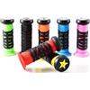 ReachMall Manopole in gomma antiscivolo per manubrio bici, per bambini, scooter, triciclo, rosso, blu, rosa, verde, arancione, giallo, nero