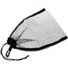 kesurpae Borsa a rete resistente per attrezzatura da snorkeling e immersioni subacquee con ampia apertura per un facile accesso alle pinne, borsa a rete con
