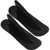 OFFIGAM 2 Pinne da Surf Gonfiabili in Pvc Nero, Timone di Coda Staccabile per Tavola da Surf e Sup, Aumenta la Direzione la Stabilità della Barca Gonfiabile