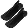 Balacoo 2 Pinne da Surf in Pvc Nero per Tavola da Surf e Sup Gonfiabile, Aumentano Stabilità e Direzione, Accessori per Sport Acquatici