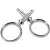 Healeved 2 Pezzi Supporto in Inossidabile Argento 50mm per Barche a Remi e Yacht, Design Laterale per Fissaggio, Accessorio Marino
