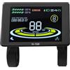 ReachMall Ebike Display H-100 Schermo LCD 24V-72V SM Connettore Chiaro Visibilità Codice di errore Per Scooter Elettrico Motore Controller