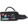 LALADEFIEE Display Indicatore di Bassa Tensione per Bicicletta Elettrica Led880 36v/48v e Funzione di Registrazione in Materiale ABS per Bici Elettriche