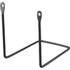 ReachMall Supporto fisso per cestino della bicicletta, regolabile, in metallo, per tubo da 50 mm, scooter, bici da strada, mountain bike, accessorio anteriore nero