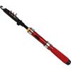 HaloModora Canna da pesca ultrashort, design telescopico per un facile trasporto, ideale per pescatori in vari ambienti di pesca (1.0)