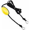 kowaku Cima Galleggiante con Moschettoni Anti Corrosione Corda Ancora Kayak Leggero Cavo da Kayak per Motoscafo D'acqua, Verde, Verde Fluorescente, 3,7 M