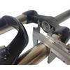 ReachMall Manopola per forcella anteriore per mountain bike, in lega di alluminio, regolabile, 25,4-31,6 mm, controllo delle sospensioni morbide e rigide per fuoristrada