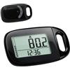 Generico Contapassi per Camminata,Monitoraggio Accurato Con Ampio Display Digitale - Registrazione del Tracciamento Passi,Per Uomini Donne Bambini Outdoor Indoor Escursionismo Corsa Viaggi Fitness