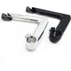 ReachMall Alzacristallo 100 mm 25,4 mm Morsetto in lega di alluminio -17 gradi regolabile Extender per manubrio Mountain Road Bike Aggiornamento nero
