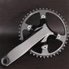 ReachMall Corona per bici da strada 110BCD 4 bulloni a denti larghi stretti in lega di alluminio CNC design anti-goccia per 9 10 11 velocità singola guarnitura rotonda