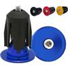 ReachMall Manopole in alluminio per manubrio della bicicletta, leggere, espandibili, 15,9-21,4 mm, per mountain bike, pieghevoli, nero, rosso, blu, oro