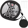 Milageto Rete da Pratica Golf Pieghevole Raccolta Palline Rete Quadrata da Allenamento Golf Montaggio Semplice Attrezzatura Sportiva
