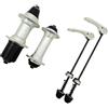 ReachMall Set di mozzi per bicicletta, 7-10 velocità, 32 fori, in lega di alluminio, freno a V, anteriore e posteriore, 100 mm, 135 mm, con sgancio rapido, per mountain bike e ciclismo su strada