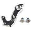 Tidevib Gancio per deragliatore posteriore in lega di alluminio per Merida per Orbea Diamond Back, staffa per telaio Dropout Gear Mech, argento