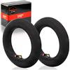 1PZ NX2-W09 2 Pezzi Camera d'Aria 10x2.50 Pollici con Valvola a Gomito 90 per Monopattino Elettrico Bici Elettrico Kugoo M4 M4 Pro G30 G30P G30LP