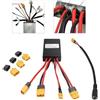 ReachMall Modulo batteria doppia 20A/30A/40A per E-Bike, lega di alluminio con connettori XT60/XT30, bilanciamento della tensione in tempo reale per elettrico