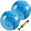 Genérico Palla saltarina, 22 cm, con pompa manuale, per bambini, sport, giardino, esercizio, scuola, compleanno, vacanze, per parco scolastico, sport, esercizio all'aperto, regali di compleanno