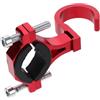 Ciieeo Gancio per Casco in Lega di Alluminio Rosso, Accessorio Affidabile e Compatibile per Manubrio di Scooter Elettrico e Bicicletta, Design e Contemporaneo