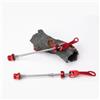ReachMall Bike Quick Release Spiedo Set CNC Acciaio Cam-Lock Leva Per Strada MTB Asse Ruota Anteriore Posteriore Fissaggio Sicuro Ciclismo Aggiornamento