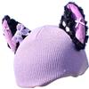 Folpus Copertura Casco Ore Copertura Casco Gatto Carina Copertura Casco Snowboard Maglia Elastica Copertura Protettiva Knitted Adatta a Bambini E