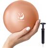 Slim Panda Palla da ginnastica piccola, 15 cm, palla per pilates con cannuccia gonfiabile, morbida palla yoga per casa, fitness, allenamento di equilibrio