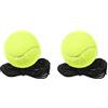 Kfwfuaee 2 palline da tennis con corda singola pratica per allenatore giocatore Trainer strumento per giocatore