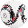 Generic Pallone da Calcio di Misura Standard 5 Pallone Sportivo da Calcio PVC a Prova di Perdite a Prova di Usura per Competizioni di Allenamento con Valvola Dell'aria di Tenuta d (vortice bianco