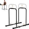 GartistGo Barre per Dip Regolabili, Barre Parallele per Calisthenics, Stazione per Allenamento e Muscolazione Domestica, Altezza 80,5-94 cm, Larghezza 85-103 cm, Portata 249 kg