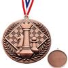 Generic Medaglie - 6,5 x 0,4 cm (1 pezzo) ciondolo in lamina d'oro premium con cordino | vincitore, decorazione per risultati, ideale per la giornata sportiva scolastica, concorsi accademici e
