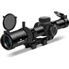 Paike Cannocchiale da puntamento LPVO FFP 1.2-6x24 con Reticolo BDC Illuminato Rosso, cannocchiale sul Primo Piano focale con Attacco a sbalzo