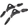 LVYXON 2 cinghie a molla di ricambio per pinne da ARA progettate per adattarsi alla maggior parte delle fibbie standard per pinne con requisiti di precisione (XS nero)