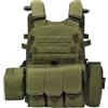 Générique Giubbotto da pesca per giovani - Gilet Airsoft regolabile a più tasche | Giacca estiva da 17,72 x 13,78 pollici per allenamento Paintball, costume da cosplay all'aperto, gioco di ruolo, ga