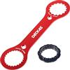 Folpus Chiave Movimento Centrale Attrezzo Multifunzione Smontaggio Bicicletta Cassetta Accessori in Alluminio Adatto per Officina Manutenzione Fai da Te