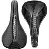 Generico Sella for Bici in Carbonio Stampata in 3D 265mm X 142mm, Design con Binario 7x9mm for MTB Gravel E Ciclismo su Strada,Componenti