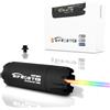 ACETECH Bifrost BT Trace Unit, Controllabile tramite applicazione, Effetti Flash Multicolore (RGB), Compatibilità con BB Luminose, Filettatura CCW 14 mm, Ricaricabile.