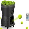 Generic Macchina per Palline Tennis, Lanciatore Automatico Palline Tennis con Telecomando, Lanciatore Palline Tennis, capacità 65 Palline, Angolo Regolabile 20-60°, velocità delle Palline 8-60 Km/h