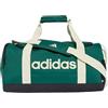 adidas Unisex - Adulto Essentials Linear Duffel Bag Duffel_Bag, collegiate green/ivory, S