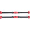 Toyvian Set 2 Barre Manubri da 50 Cm con Collari Spinlock e Dadi, Barra in Metallo Zigrinato Antiscivolo per Allenamento Forza Palestra e Casa, Impugnatura Sicura per Colore Casuale