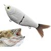 Générique Esche Da Pesca - Esche Da Nuoto Multi-Articolate Non Verniciate, Corpo Vergine | Esche Dee Pesca in Acqua Dolce E Salata per Spiedo, Dorato, Marigana, Accessori Per Personalizzare
