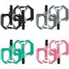 ReachMall Pedali Mountain Bike Nylon Doppia DU Boccole Impermeabile Antipolvere Basso Attrito Per Pendolarismo Off-Road Fitness Equitazione Nero