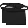 VILLCASE Borsa da Tennis Porta Palline 2 Unitá Cinghia da Cintura Oxford e Rete, Chiusura Zip Liscia, per Baseball e Palline da Golf, per Allenamento e Raccolta