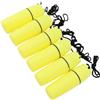 Ycauty Bottiglia Contenitore Impermeabile per Kayak ABS Durevole per Immersioni Subacquee Snorkeling Surf Canottaggio Materiale: ABS (Giallo)