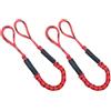 Generic Corda elastica per ormeggio, ammortizzante, corda per ormeggio, moschettoni in acciaio , resistente, per sci, pontoni, kayak, attracco e moto d'acqua